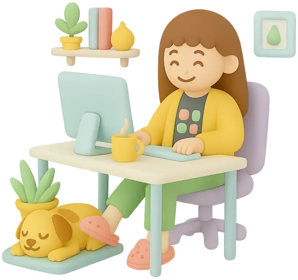 chica estudiando